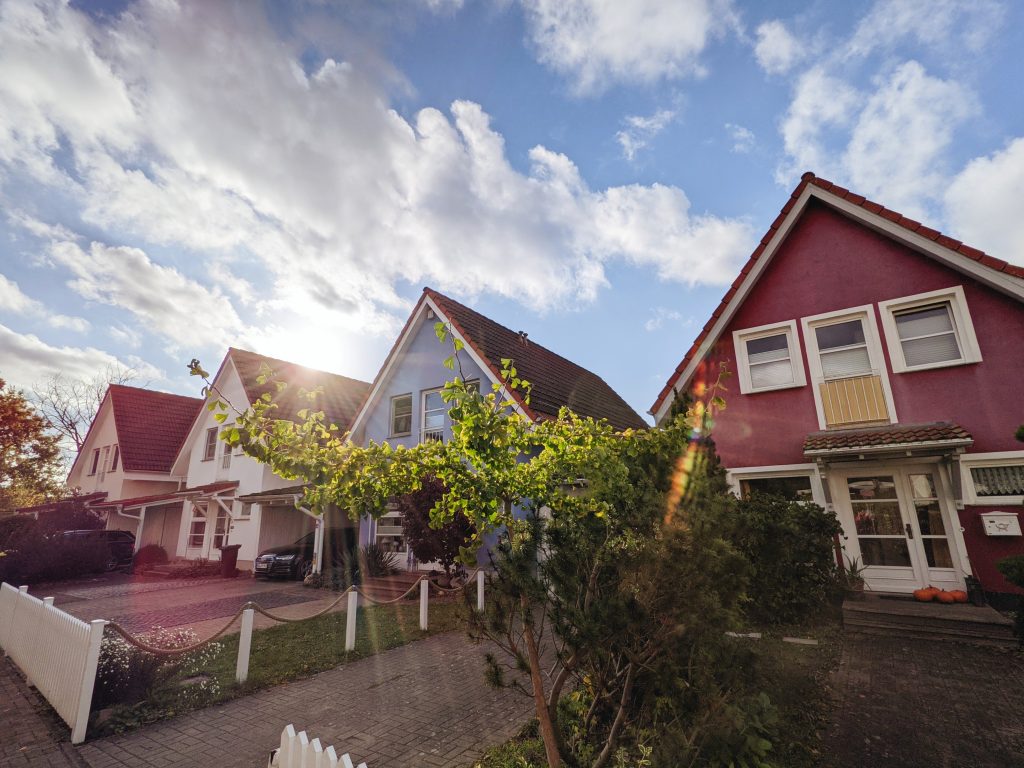 maisons au soleil